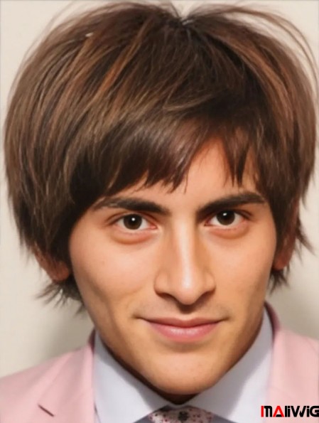 Short Straight Buy Men's Toupee Short Straight Buy Men's Toupee