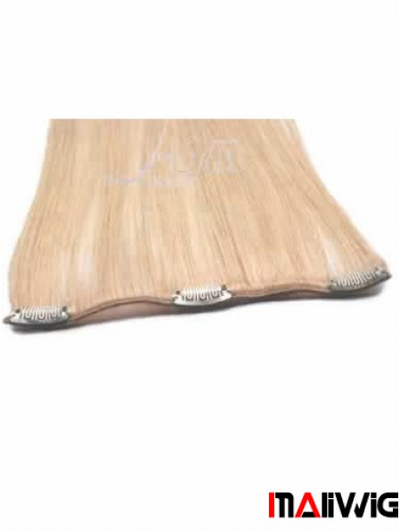 Cheap Black Straight Remy Human Hair Clip In Hair Extensions