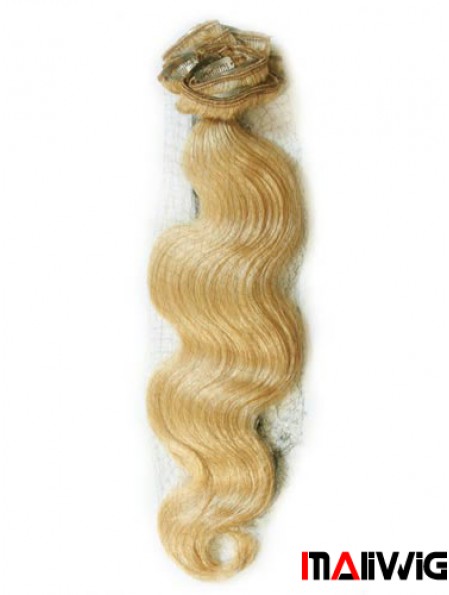 Blonde Wavy Gorgeous Remy Human Hair Tape In Hair Extensions
