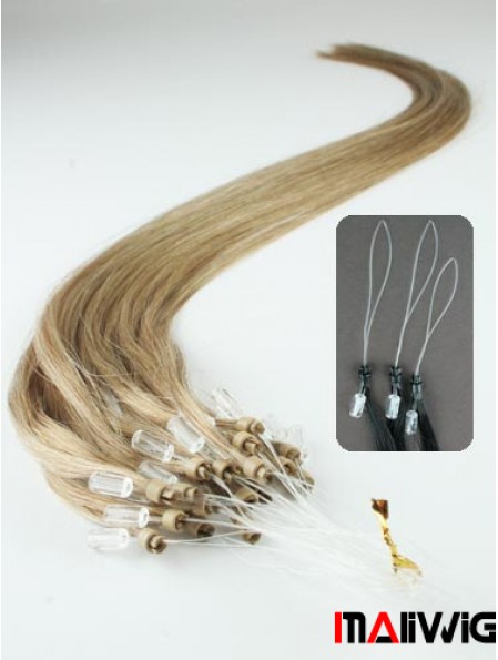 Good Blonde Straight Micro Loop Ring Hair Extensions