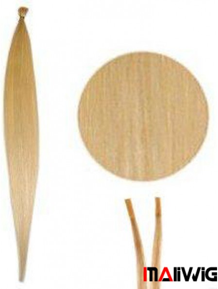 Blonde Straight Stick/I Tip Hair Extensions