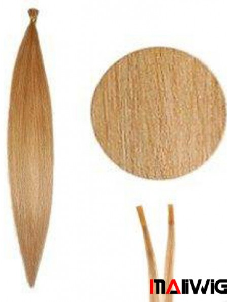 Blonde Straight Stick/I Tip Hair Extensions