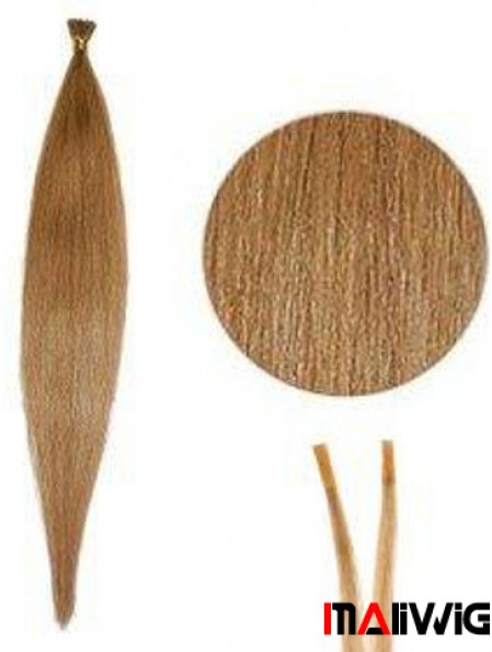 Blonde Straight Stick/I Tip Hair Extensions