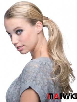 Cheapest Wavy Blonde Ponytails
