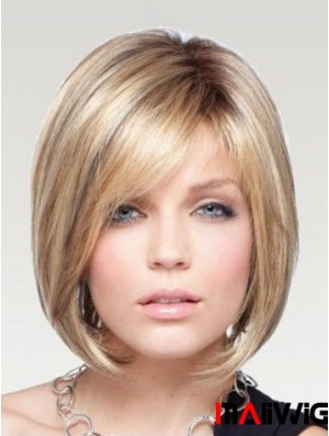  Affordable Bob Human Hair Blonde Lace Wig