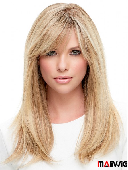 Ladies Wigs Cheap With Bangs Straight Style