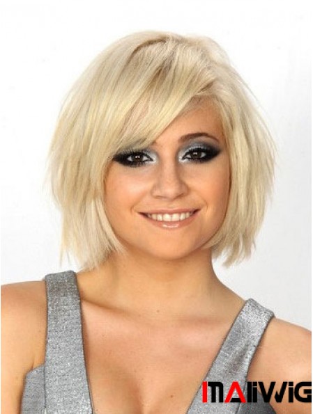 Bob Wigs UK 100% Hand Tied Straight Style Chin Length
