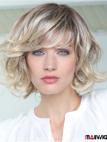 Quality Shoulder Length Blonde Human Hair Wig
