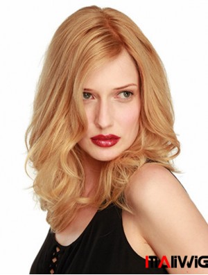  Best Blonde Wavy Shoulder Length Lace Front Wigs 