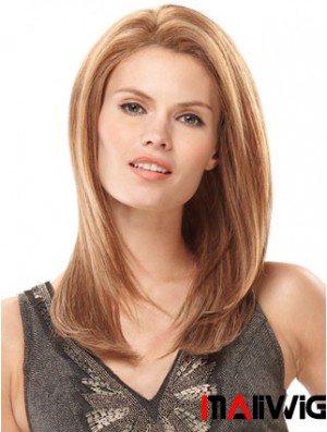 Monofilament Lace Front Wigs UK Long Length Blonde Color