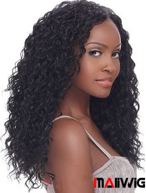 Flexibility 18 inch Long Kinky Wigs For Black Women
