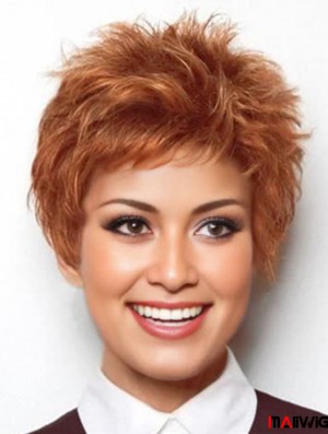 Boycuts Auburn Straight 4 inch Cropped Synthetic Wigs Boycuts Auburn Straight 4 inch Cropped Synthetic Wigs