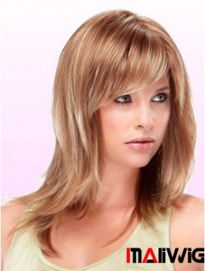 Synthetic Hair Sale With Capless Straight Style Shoulder Length Layered Cut