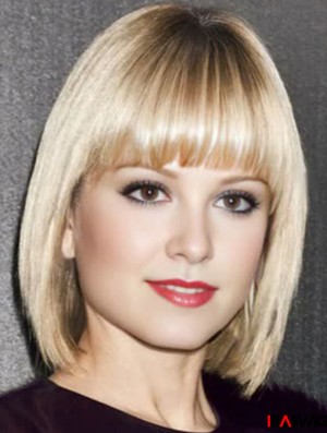 Blonde Chin Length Lace Front 11 inch Wigs Blonde Chin Length Lace Front 11 inch Wigs