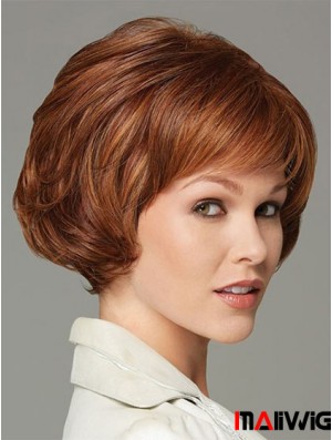 Wavy Auburn New Short Classic Wigs