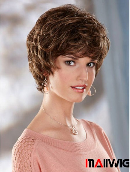 Wavy Brown Online Short Classic Wigs