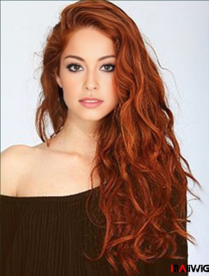 22 inch Wavy Without Bangs Lace Front Copper Online Long Jenna Thiam Wigs 22 inch Wavy Without Bangs Lace Front Copper Online Long Jenna Thiam Wigs