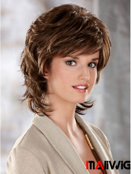 Canada Wavy Brown Best Chin Length Classic Wigs
