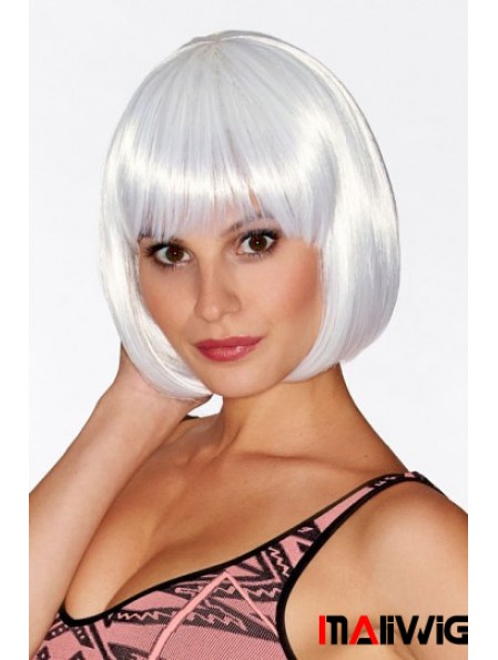 Bobs Straight Chin Length 10 inch Designed Medium Wigs