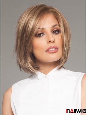 Chin Length Blonde Gorgeous 10 inch Straight Bob Wigs
