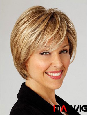 Short Straight Capless Blonde High Quality Bob Wigs