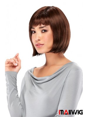 Lace Front Chin Length Straight Auburn New Bob Wigs