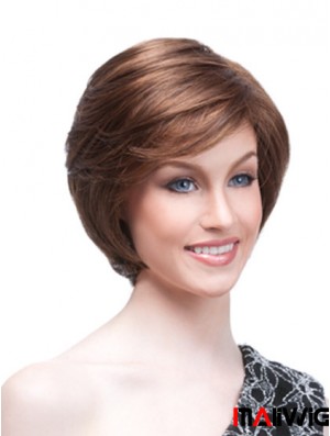 8 inch Sassy Auburn Bobs Monofilament Wigs