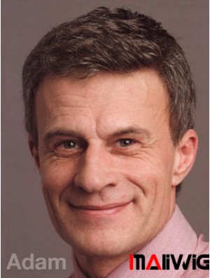 Short Straight Cheapest Mens Hair Toupee Hairpiece