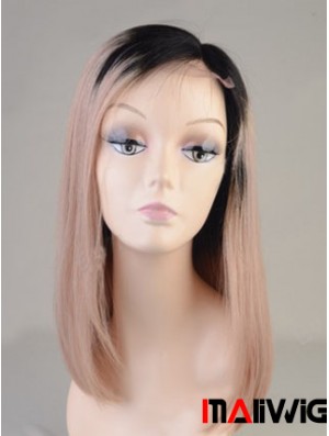 Long Straight Without Bangs Full Lace 14 inch Best Black Women Wigs