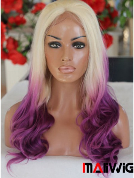 Flexibility 24 inch Long Wavy Wigs For Black Women