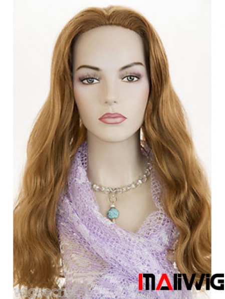 Long Wavy Auburn Great Synthetic Half Wigs