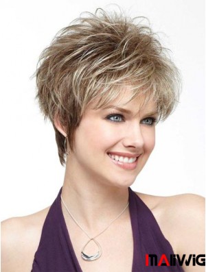 Boycuts Cropped Blonde UK Wigs Online
