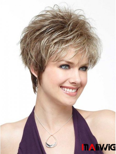 Boycuts Cropped Blonde UK Wigs Online