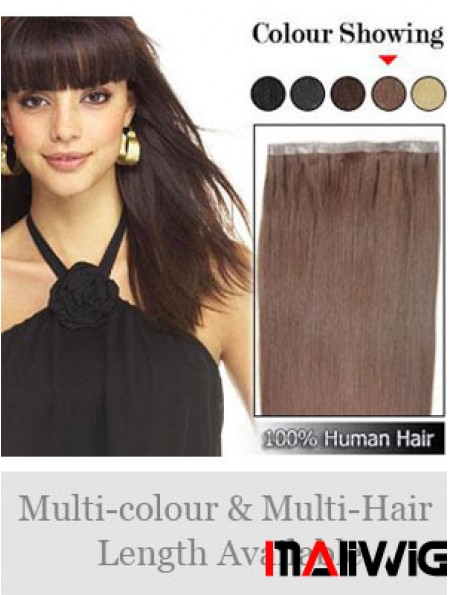 Straight Remy Human Hair Auburn Discount Weft Extensions