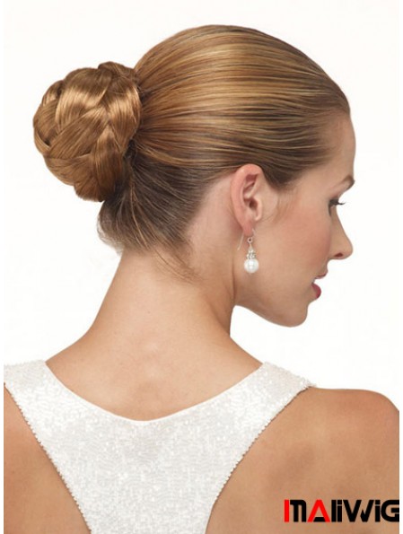Brown Clip In Hair Buns