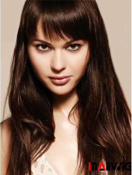 Remy Human Hair Auburn Fringe Extensions