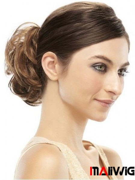 Brown Bun Hair Wrap
