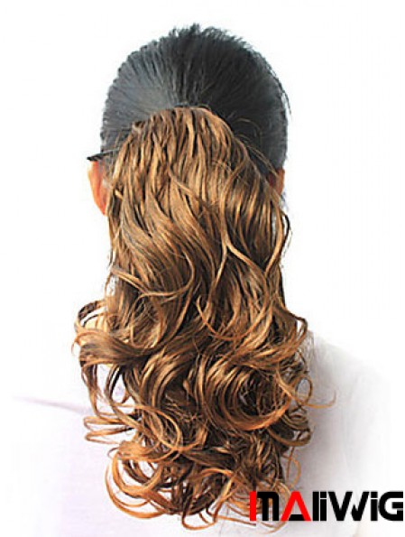 Convenient Wavy Blonde Ponytails